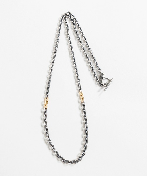Iroquois(イロコイ)の「IROQUOIS イロコイ / INTERWOVEN NECKLACE シルバー925ロングチェーンネックレス / 876101(ネックレス・メンズ・アンティークシルバー・FREE)」の6枚目の写真