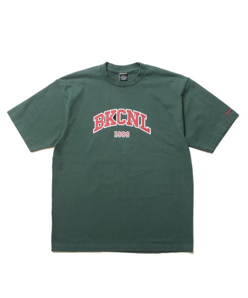 Back Channel(バックチャンネル)の「COLLEGE LOGO TEE(Tシャツ/カットソー・メンズ・グリーン/ブラック/チャコール・MEDIUM/XX-LARGE/X-LARGE/LARGE)」の3枚目の写真
