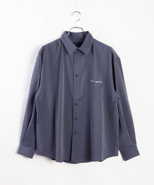 WESTSEA(ウエストシー)の「フラワープリント とろみシャツ 長袖(シャツ/ブラウス・メンズ・ホワイト/ブラック系その他/ブルー系その他/ホワイト系その他/ブラック/ブルー・M/L)」の10枚目の写真