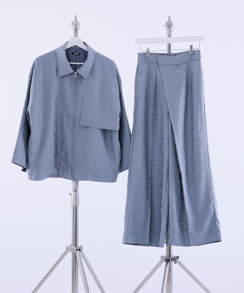 Ellno Loset(エルノロゼット)の「フクレジャガードフラシブルゾン(ブルゾン・メンズ・ブラック/ライトブルー・SMALL/LARGE/MEDIUM)」の14枚目の写真