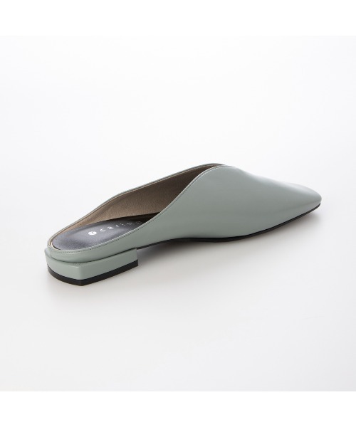 carino(カリーノ)の「Vカットラインスクエアトゥミュール(サンダル・レディース・ブラック/ベージュ/シルバー/グレー・S/M/L/LL)」の16枚目の写真