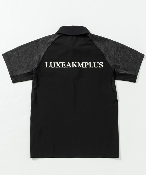 LUXEAKMPLUS(リュクスエイケイエムプラス)の「LUXEAKMPLUS(リュクスエイケイエムプラス)ゴルフ 配色バックロゴ半袖ポロシャツ(ポロシャツ・メンズ・ブラック/ホワイト・S/M/L/XL/XXL)」の21枚目の写真