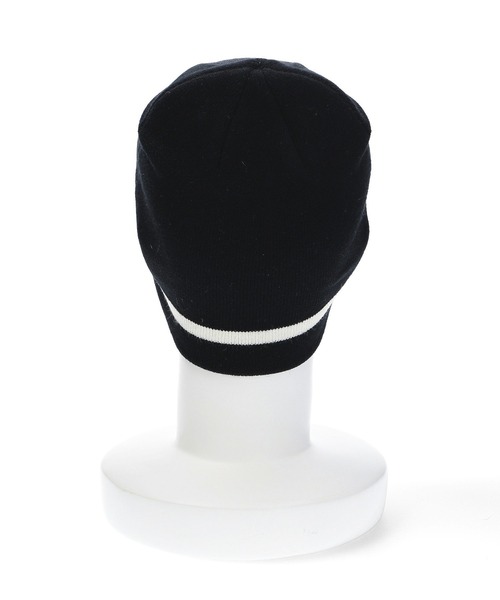 MILKFED.（ミルクフェド）の「LOGO JACQUARD KNIT CAP（ニットキャップ/ビーニー・レディース・ブラック/オフホワイト/レッド・ONE SIZE）」の12枚目の写真