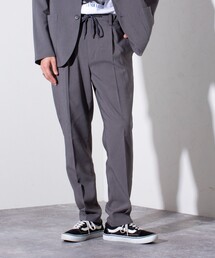 GLOSTER | 【GLOSTER/グロスター】COOLMAX イージーケアスラックス  (無地/チェック)(スラックス)