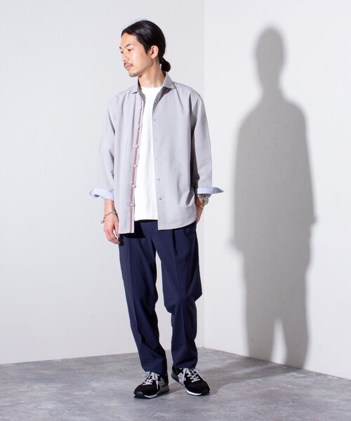 GLOSTER（グロスター）の「【GLOSTER/グロスター】COOLMAX イージーケアスラックス  (無地/チェック)（スラックス・メンズ・ベージュ/ネイビー/チャコールグレー/グレー系その他/オリーブ・S/M/L/XL）」の6枚目の写真