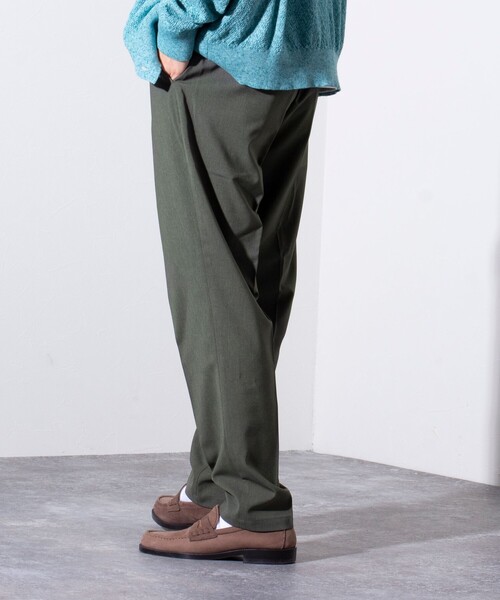 GLOSTER（グロスター）の「【GLOSTER/グロスター】COOLMAX イージーケアスラックス  (無地/チェック)（スラックス・メンズ・ベージュ/ネイビー/チャコールグレー/グレー系その他/オリーブ・S/M/L/XL）」の11枚目の写真