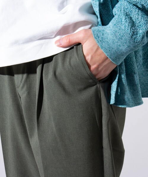 GLOSTER（グロスター）の「【GLOSTER/グロスター】COOLMAX イージーケアスラックス  (無地/チェック)（スラックス・メンズ・ベージュ/ネイビー/チャコールグレー/グレー系その他/オリーブ・S/M/L/XL）」の14枚目の写真