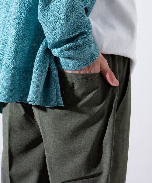 GLOSTER（グロスター）の「【GLOSTER/グロスター】COOLMAX イージーケアスラックス  (無地/チェック)（スラックス・メンズ・ベージュ/ネイビー/チャコールグレー/グレー系その他/オリーブ・S/M/L/XL）」の16枚目の写真