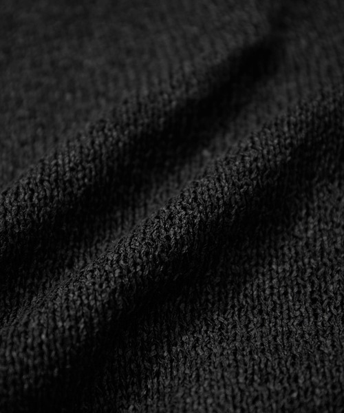 SALON adam et rope'（サロン アダム エ ロペ）の「ペーパーヤーンクロップドプルオーバー【吸水速乾・洗える】（ニット/セーター・レディース・ブラック/ブルー/オフホワイト・FREE）」の8枚目の写真