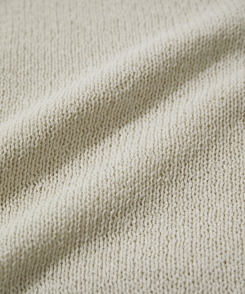 SALON adam et rope'（サロン アダム エ ロペ）の「ペーパーヤーンクロップドプルオーバー【吸水速乾・洗える】（ニット/セーター・レディース・ブラック/ブルー/オフホワイト・FREE）」の9枚目の写真