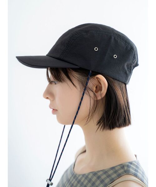 Ungrid（アングリッド）の「ジェットキャップ（キャップ・レディース・ブラック/オフホワイト/ベージュ・FREE）」の5枚目の写真