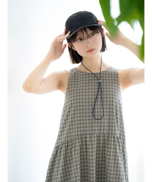 Ungrid（アングリッド）の「ジェットキャップ（キャップ・レディース・ブラック/オフホワイト/ベージュ・FREE）」の6枚目の写真