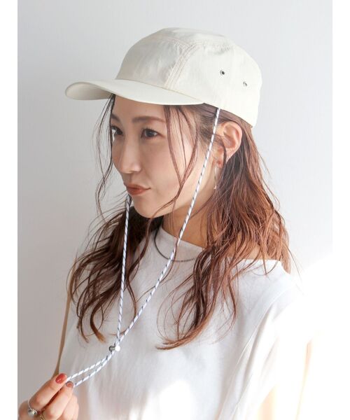 Ungrid（アングリッド）の「ジェットキャップ（キャップ・レディース・ブラック/オフホワイト/ベージュ・FREE）」の9枚目の写真