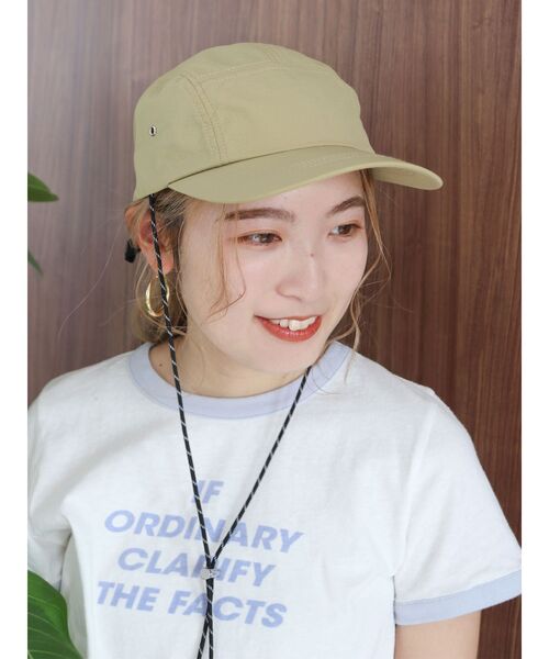 Ungrid（アングリッド）の「ジェットキャップ（キャップ・レディース・ブラック/オフホワイト/ベージュ・FREE）」の17枚目の写真