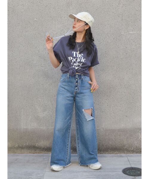 Ungrid（アングリッド）の「ジェットキャップ（キャップ・レディース・ブラック/オフホワイト/ベージュ・FREE）」の22枚目の写真