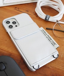 LAKOLE | ポケット付きPUレザーiPhoneケース / 110386(スマホケース/カバー)