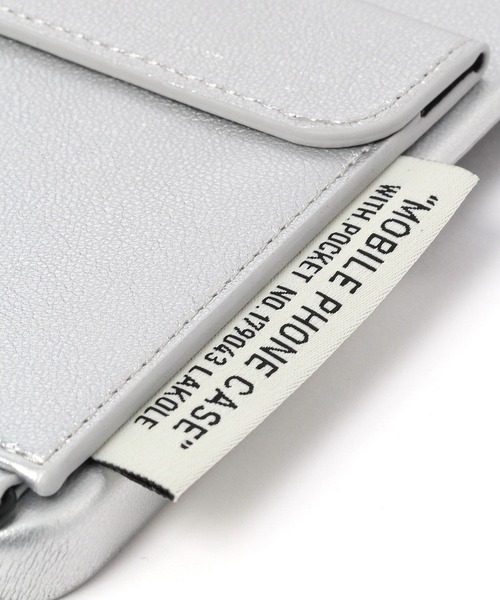 LAKOLE（ラコレ）の「ポケット付きPUレザーiPhoneケース / 110386（スマホケース/カバー・レディース・ホワイト/イエロー/その他1・X-SMALL/SMALL）」の18枚目の写真