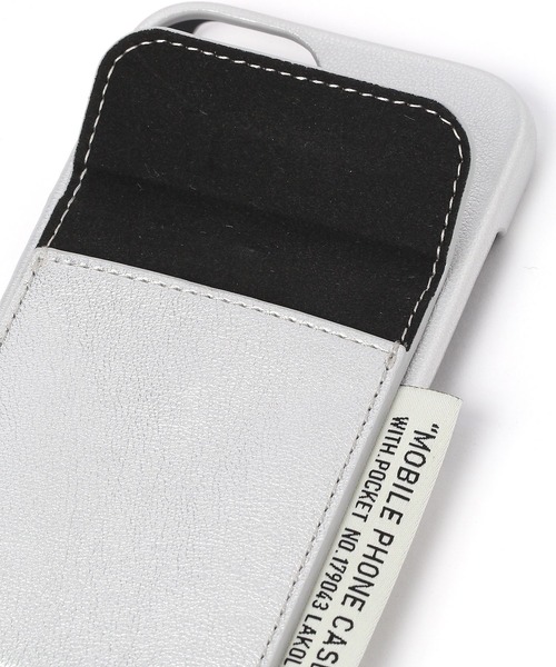 LAKOLE（ラコレ）の「ポケット付きPUレザーiPhoneケース / 110386（スマホケース/カバー・レディース・ホワイト/イエロー/その他1・X-SMALL/SMALL）」の17枚目の写真