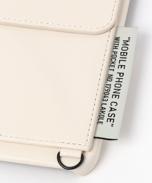 LAKOLE（ラコレ）の「ポケット付きPUレザーiPhoneケース / 110386（スマホケース/カバー・レディース・ホワイト/イエロー/その他1・X-SMALL/SMALL）」の16枚目の写真