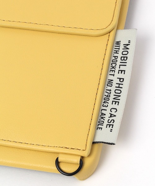 LAKOLE（ラコレ）の「ポケット付きPUレザーiPhoneケース / 110386（スマホケース/カバー・レディース・ホワイト/イエロー/その他1・X-SMALL/SMALL）」の15枚目の写真