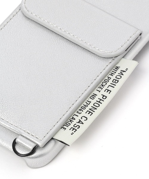 LAKOLE（ラコレ）の「ポケット付きPUレザーiPhoneケース / 110386（スマホケース/カバー・レディース・ホワイト/イエロー/その他1・X-SMALL/SMALL）」の7枚目の写真