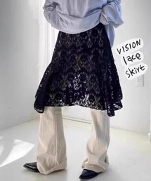 GEMEDA（ジェメダ）の「レイヤードレーススカート（スカート）」