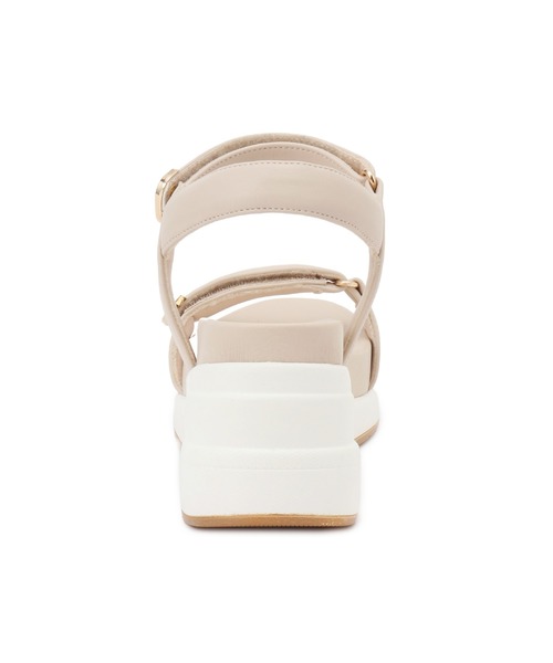 ROPE' PICNIC（ロペピクニック）の「ウェッジソールスニーカーサンダル（サンダル・レディース・ブラック/キナリ・S/M/L）」の6枚目の写真