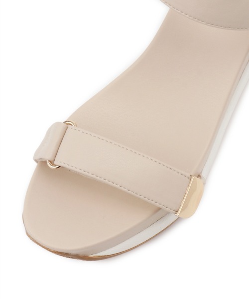 ROPE' PICNIC（ロペピクニック）の「ウェッジソールスニーカーサンダル（サンダル・レディース・ブラック/キナリ・S/M/L）」の7枚目の写真