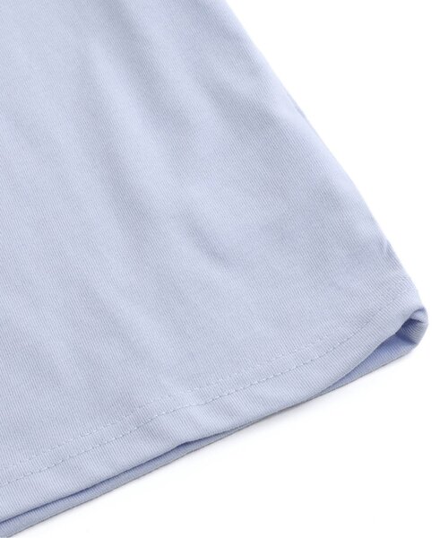 algy（アルジー）の「レースアップロゴT（Tシャツ/カットソー・キッズ・オフホワイト/サックスブルー/ラベンダー・XXX-SMALL/SMALL/MEDIUM/X-SMALL/XX-SMALL）」の12枚目の写真