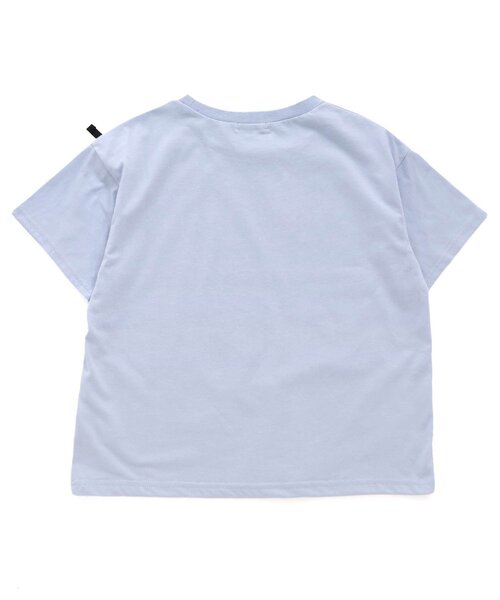 algy（アルジー）の「レースアップロゴT（Tシャツ/カットソー・キッズ・オフホワイト/サックスブルー/ラベンダー・XXX-SMALL/SMALL/MEDIUM/X-SMALL/XX-SMALL）」の10枚目の写真