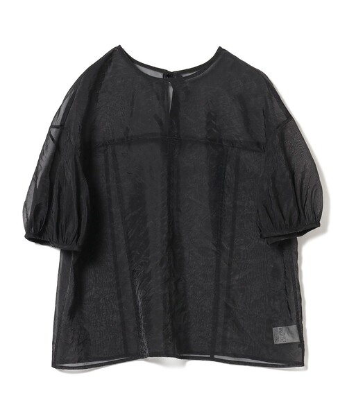 Ray BEAMS（レイビームス）の「Ray BEAMS / オーガンジー パフスリーブ ブラウス（シャツ/ブラウス・レディース・サックスブルー/ブラック/ベージュ・ONE SIZE）」の21枚目の写真