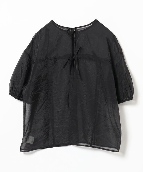 Ray BEAMS（レイビームス）の「Ray BEAMS / オーガンジー パフスリーブ ブラウス（シャツ/ブラウス・レディース・サックスブルー/ブラック/ベージュ・ONE SIZE）」の22枚目の写真