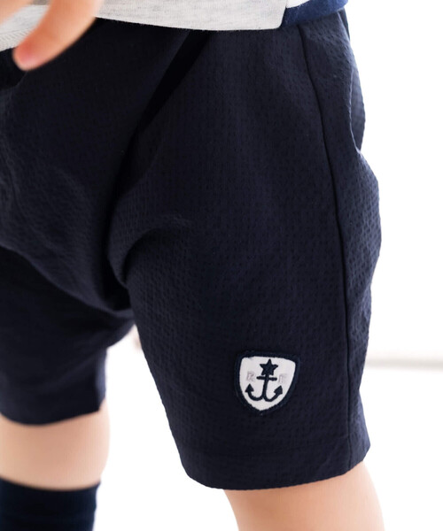 fillot de bebe reduction(フィヨデュベベルダクティオン)の「マリンショートパンツ(70~90cm)(その他パンツ・キッズ・ブルー系その他2/ネイビー・S/M)」の7枚目の写真