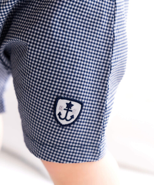 fillot de bebe reduction(フィヨデュベベルダクティオン)の「マリンショートパンツ(70~90cm)(その他パンツ・キッズ・ブルー系その他2/ネイビー・S/M)」の8枚目の写真