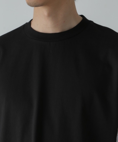 NANO universe（ナノユニバース）の「切り替えパターンTシャツ 半袖(セットアップ可）（Tシャツ/カットソー・メンズ・ネイビー/カーキ/ブラック/グレー・M/L）」の15枚目の写真