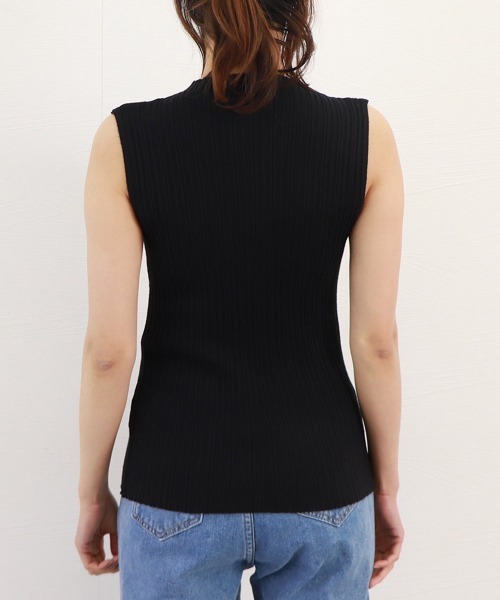 Miniministore（ミニミニストア）の「タンクトップ プチハイネック レディース（タンクトップ・レディース・グレー/イエロー/モカ/ライトピンク/ホワイト/ブラック・FREE）」の9枚目の写真