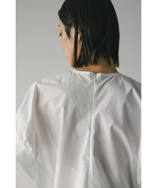 STYLEMIXER（スタイルミキサー）の「ギャザーカフブラウス（シャツ/ブラウス・レディース・ブラック/サックスブルー/ホワイト・FREE）」の14枚目の写真