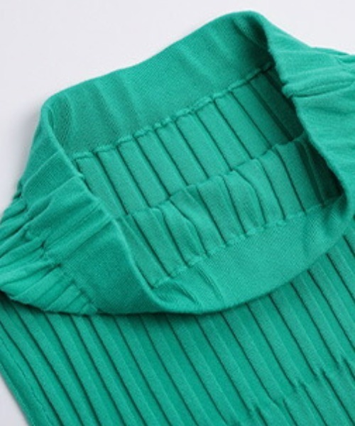 AMELY（エミリー）の「リブニットタイトスカート（スカート・レディース・ブラック/ブルー/ベージュ/オレンジ/ピンク/ライム/グリーン/ライトグリーン系/ブルー系その他/ブラウン系その他/グレー系その他/グリーン系その他/パープル系その他/ベージュ系その他/ブラック系その他・フリー）」の20枚目の写真