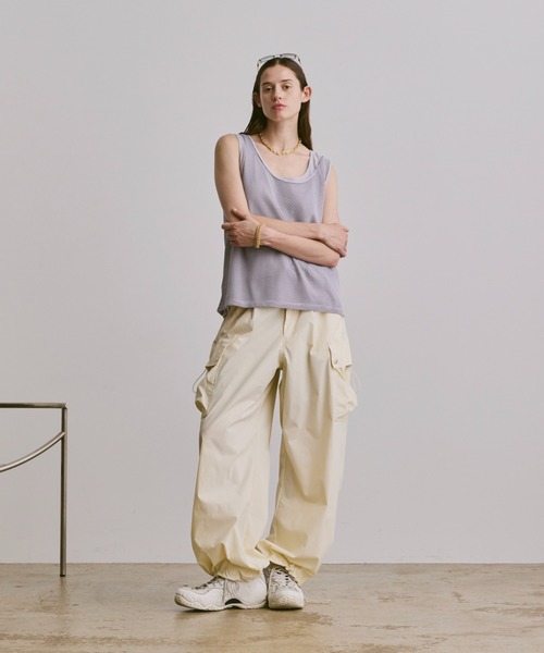 VINTI ANDREWS  メッシュノースリーブカットソー　M Tシャツ VINTI ANDREWS メッシュノースリーブカットソーM Tシャツ