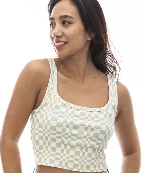 BILLABONG(ビラボン)の「BILLABONG レディース SUN GODDESS PRINTED TANK タンクトップ 【2024年夏モデル】/ビラボン(タンクトップ・レディース・グリーン系その他・MEDIUM)」の1枚目の写真