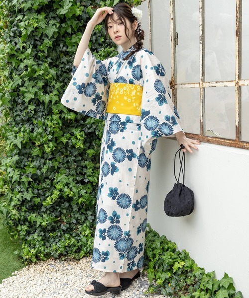 Honeys（ハニーズ）の「浴衣（浴衣・レディース・ホワイト系その他/ネイビー系/ホワイト×レッド/ホワイト×ブルー/ベージュ/ブルー系その他・F）」の21枚目の写真