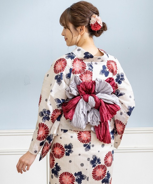 Honeys（ハニーズ）の「浴衣（浴衣・レディース・ホワイト系その他/ネイビー系/ホワイト×レッド/ホワイト×ブルー/ベージュ/ブルー系その他・F）」の10枚目の写真