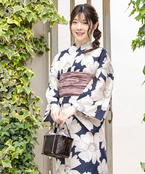 Honeys（ハニーズ）の「浴衣（浴衣・レディース・ホワイト系その他/ネイビー系/ホワイト×レッド/ホワイト×ブルー/ベージュ/ブルー系その他・F）」の12枚目の写真