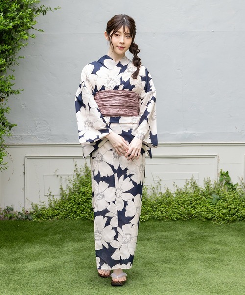 Honeys（ハニーズ）の「浴衣（浴衣・レディース・ホワイト系その他/ネイビー系/ホワイト×レッド/ホワイト×ブルー/ベージュ/ブルー系その他・F）」の14枚目の写真