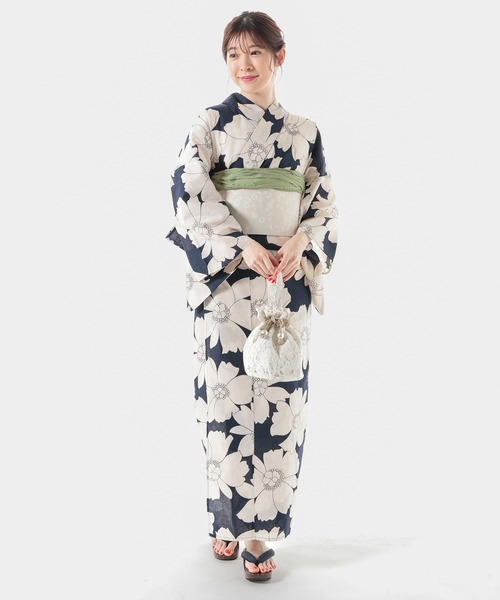 Honeys（ハニーズ）の「浴衣（浴衣・レディース・ホワイト系その他/ネイビー系/ホワイト×レッド/ホワイト×ブルー/ベージュ/ブルー系その他・F）」の17枚目の写真