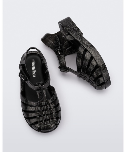 melissa(メリッサ)の「MINI MELISSA POSSESSION SHINY BB(サンダル・キッズ・クリアブラック/ピンク/クリア/ブルー・27/22-23/25-26/24)」の5枚目の写真