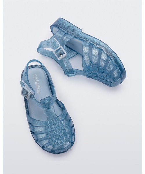 melissa(メリッサ)の「MINI MELISSA POSSESSION SHINY BB(サンダル・キッズ・クリアブラック/ピンク/クリア/ブルー・27/22-23/25-26/24)」の6枚目の写真