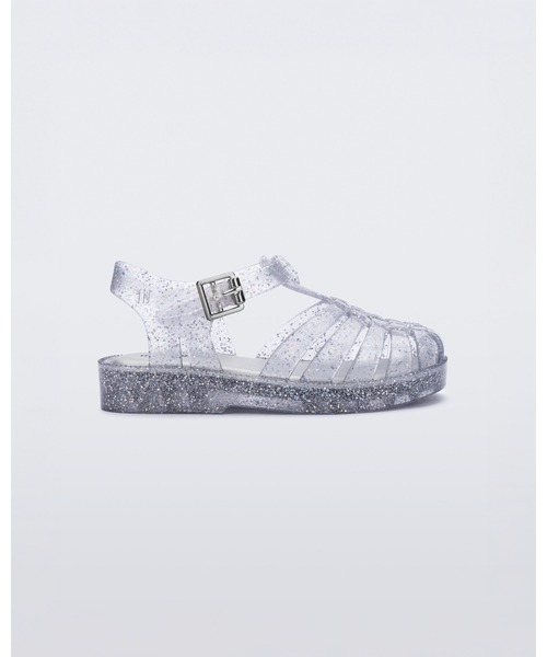 melissa(メリッサ)の「MINI MELISSA POSSESSION SHINY BB(サンダル・キッズ・クリアブラック/ピンク/クリア/ブルー・27/22-23/25-26/24)」の14枚目の写真