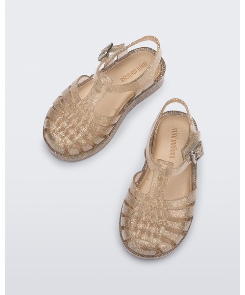 melissa(メリッサ)の「MINI MELISSA POSSESSION SHINY BB(サンダル・キッズ・クリアブラック/ピンク/クリア/ブルー・27/22-23/25-26/24)」の11枚目の写真