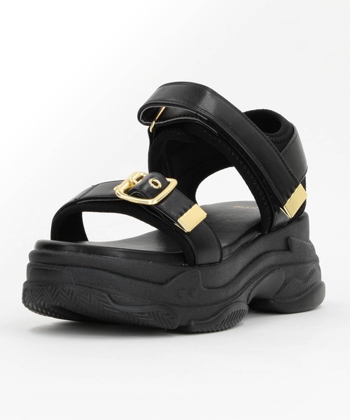 NICOLE white（ニコルホワイト）の「スポーツサンダル（サンダル・レディース・ブラック/ベージュ・MEDIUM/LARGE）」の15枚目の写真